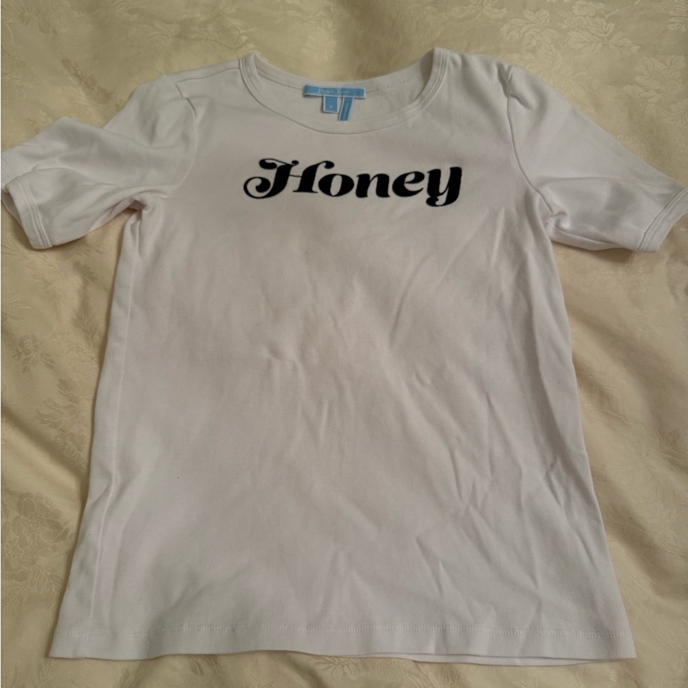White Draper James Honey Tee